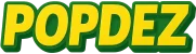 Logo estilizado da POPDEZ com fundo verde